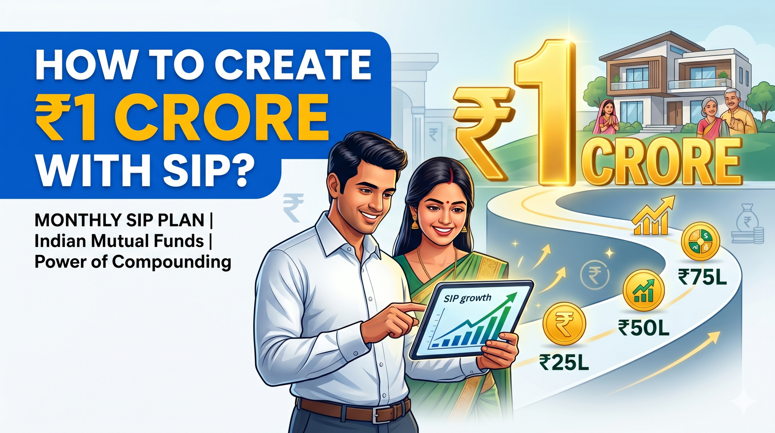 How to Create 1 Crore with SIP