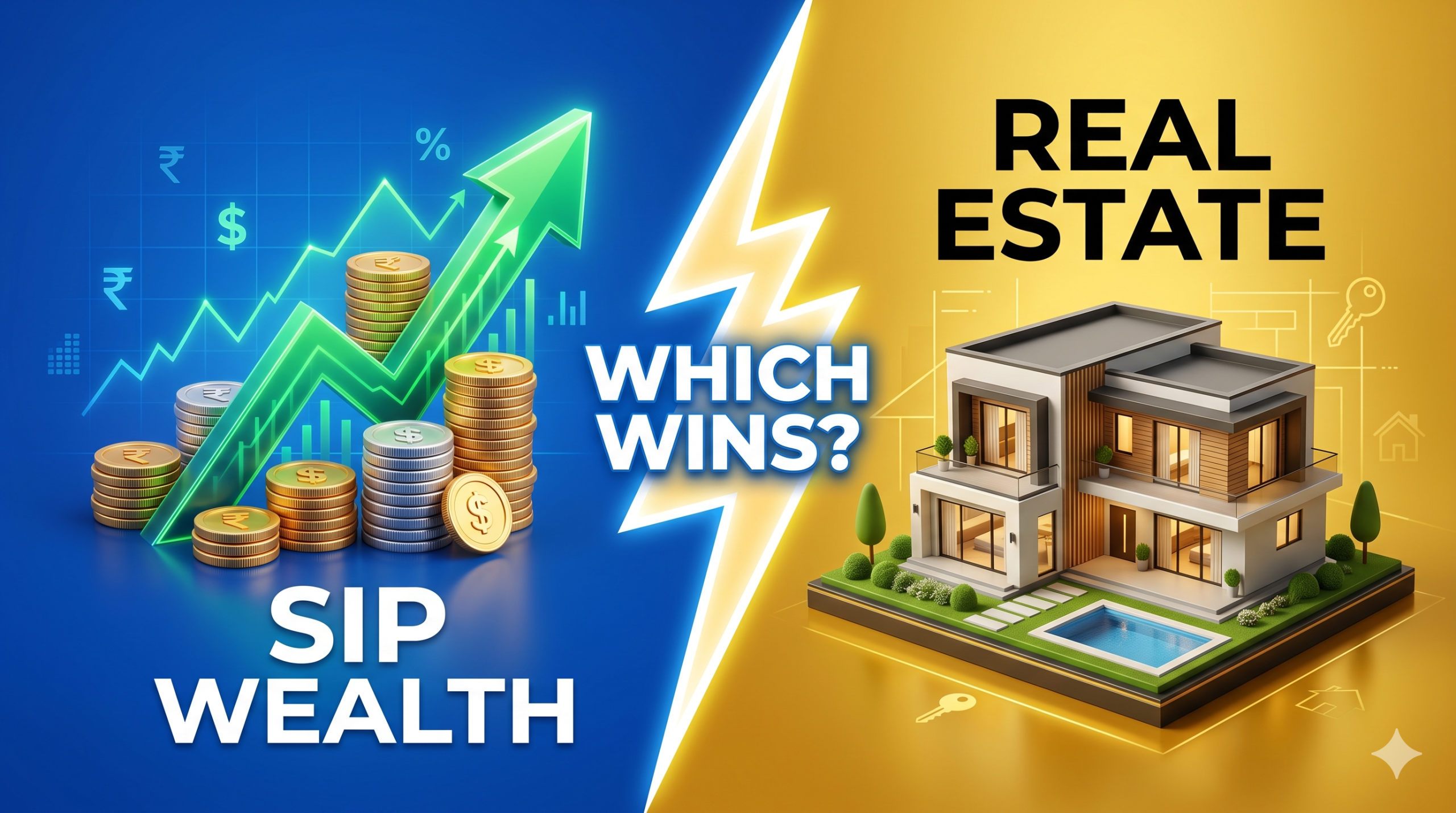 SIP vs Real Estate Calculator: Compare Smart Investment Returns